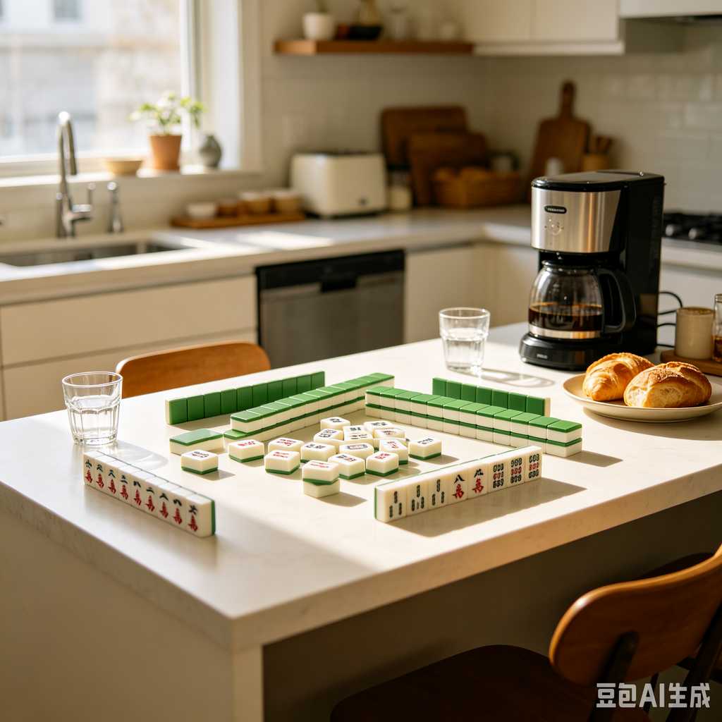 modern oriental mahjong set