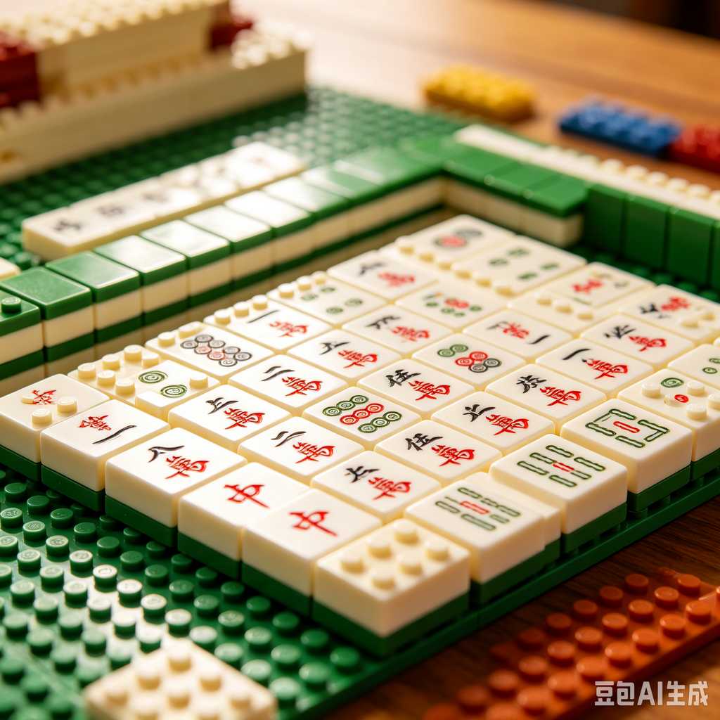 oriental style mahjong tiles