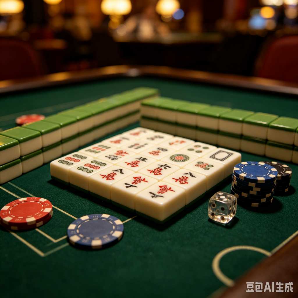 embossed mahjong set design
