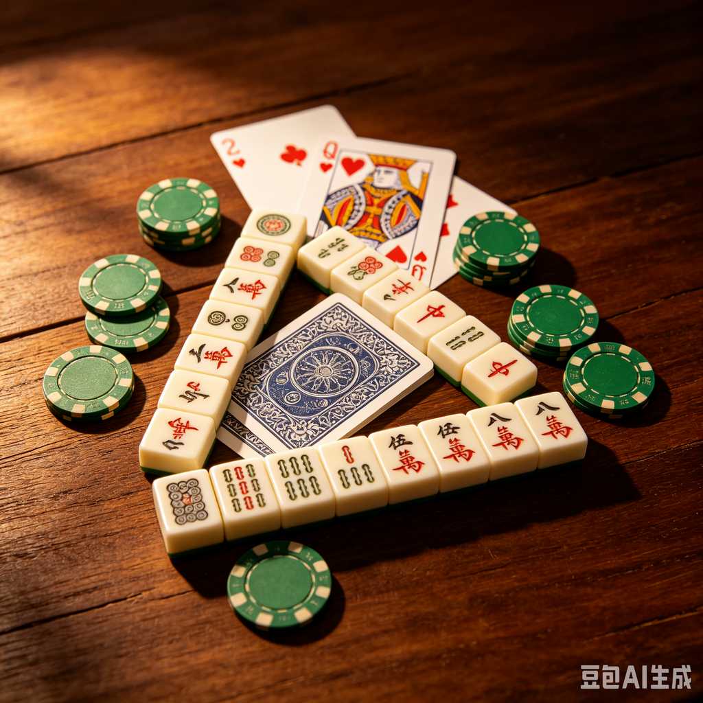 colored mahjong tile racks
