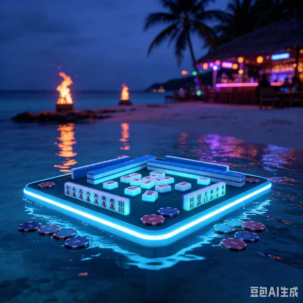 wooden mahjong set